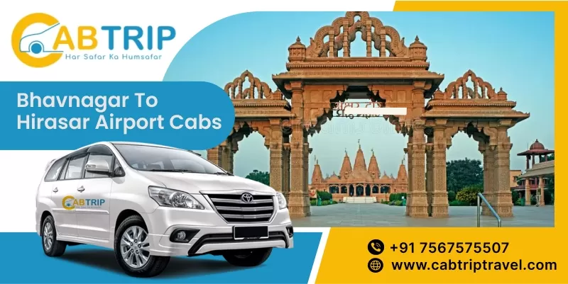 Bhavnagar to Hirasar Airport taxi booking 