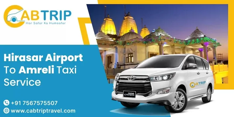 Hirasar Airport to Amreli Cab Service
