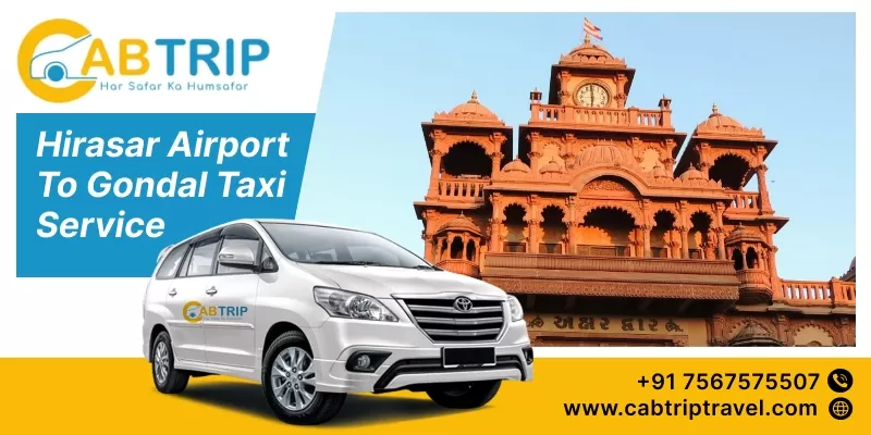 Hirasar airport to Gondal cab