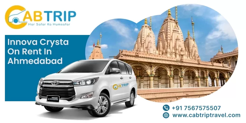 Innova Crysta car hire in Ahmedabad