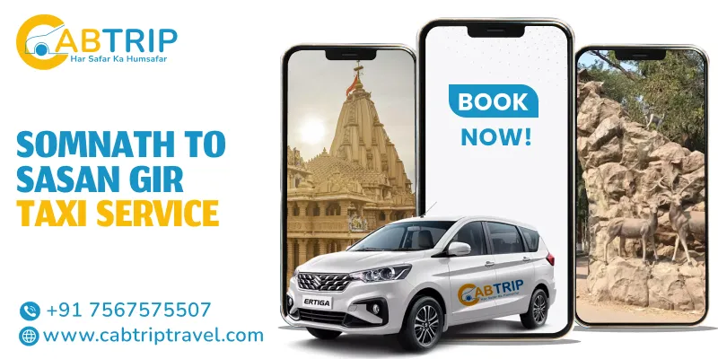 Somnath to Sasan Gir Taxi Service