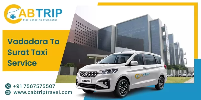 Vadodara to Surat cab service